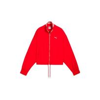 Puma Stand Collar Zipper Fashion Long Sleeve Jacket Women jackets 633998-11 S red