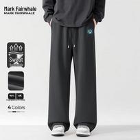 Mark Fairwhale Men's Casual Straight-Leg Sweatpants XL gray