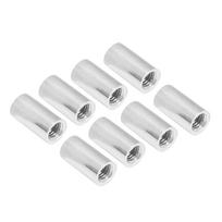 20PCS Round Coupling Nut Kit M6 X 1.0 10 L20mm Stainless Steel Female Thread Connection Nut for Indoor