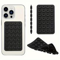Two-Sided Silicone Suction Cup Car Phone Mount - Hands-Free, Sturdy Grip for Photos And Videos - Long-Lasting, User-Friendly šviesiai mėlyna spalva