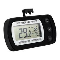 Refrigerator Thermometer with LCD Display Waterproof Freezer Fridge Thermometer with Max/Min Record High Precision Refrigerator Thermometer for Room juoda
