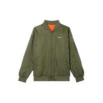 Nike Varsity Bomber Dvipusė Laisvalaikio Striukė Moteriška Striukė Žalia DV7877-222 XS gray