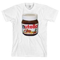 NUTELLA lazdyno riešutų šokolado kremas Vokiškas maisto pornografija *VISI DYDŽIAI IR NAUJAS* Unisex marškinėliai L įvairiaspalvis