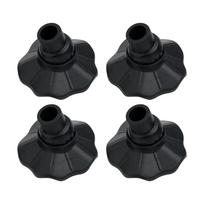 4pcs Outdoor Camping Chair Foot For Pads Chair Leg Mat Non-slip Anti-trap Covers Foot Protectors Camping Supplies
