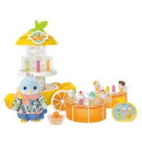 EPOCH Sylvanian Families Calico Critters Amusement Park Citrus Bird Juice Shop MI-94 ST Mark Certified Dollhouse Toy Ages 3+ white