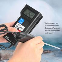 EM502C Professional Digital Electronic Thermometer Food Thermometer With Probe plastic gray