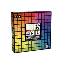 Hues And Cues Spėliojimo žaidimas apie spalvas, užuominų dėlionė žaislas su plastikiniais komponentais šeimos ir vakarėlių veiklai black