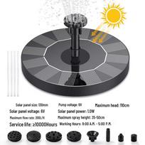 Solar Rockery Water Feature: Automatic Fountain Pump for Fish Pond and Courtyard Landscaping. 18CM 3.5W with Lights Battery gray