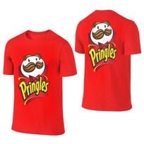 100 Cotton Potato Crisps Chips Pringles Print Tshirt Unisexs Double Sided T Shirt Unisex Oneck Summer Shirts Tops S6xl S red