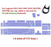 Replacement Keycaps for Logitech Mechanical Keyboard, Replacement Parts, Black and White, G815, 813, G915, 913, TKL keycap gray