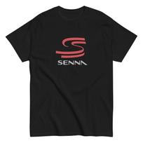 Ayrton Senna T-Shirt and kids T-Shirt Retro F1 Racing Fan Gift Graphic Tee S-5XL M brown