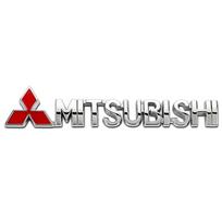 For Mitsubishi Lancer 9 ASX L200 Colt Pajero Outlander Eclipse EVO 15.2x2cm Metal Car 3D Emblem Letter Stickers Rear Trunk Badge UN1 sidabras