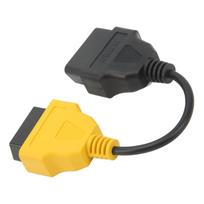 OBD2 Diagnostic Cable Connector Scan Tool Adapter Replacement for Fiat ECU Scanner black