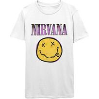 Nirvana Unisex TShirt Xerox Smiley Pink Unisex T-Shirt S yellow
