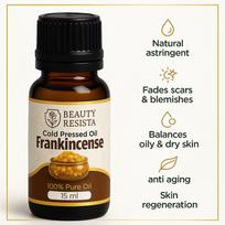 Beauty Resista Frankincense Essential Oil 15ml – 100% Pure & Natural, Therapeutic Grade Oil for Anti-Aging, Wrinkle Reduction & Glowing Skin black