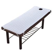 Spa Bed Table Cover with Breath Hole Non Slip Beauty Massage Couch Sheet balta