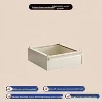 Wabi-Sabi Style Panda Bedside Table with Mobile Storage Additional Layer - Lidless, Wheelless gray