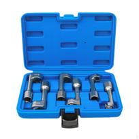 Injector Fuel Line Sockets Wrench Set Dismantling Removal Tool 12 14 16 17 18 19mm for Blue Case blue