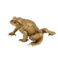 Žalvarinė rupūžė figūrėlė Žalvarinė Laiminga gyvūno varlės figūrėlė Modelis Statula Skulptūra Žaislas Stalinis Feng Shui Papuošimas Ornamento Festivalio Dovana auksinė