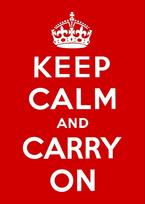 Metal Signs Funny Keep Calm and Carry On Metal Sign Vintage Home Decor Rustic Aluminum Tin Signs Wall Art Metal Poster for Ga 20x30cm（7.8x11.8inch） white