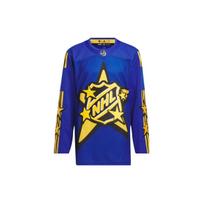 adidas x Drew House 2024 NHL ALL-STAR Hockey Jersey Asia Sizing 'Blue Gold' Men's IX5439 XL blue