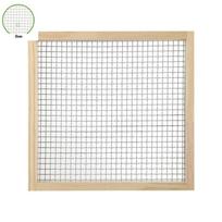 Wooden Garden Soil Sieve With Mesh Screens For Compost And Potted Plants 8mm white