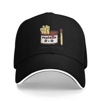 Nutella Spread the Happy Baseball Cap  Classic Trucker Hat Summer Couple Women Kpop Rock Baseball Caps One Size black