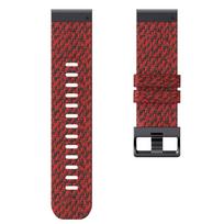 22 26MM Garmin Quick Fit Nylon Watchband Strap for Fenix 7/7Pro/7X/6X/6 Pro/5X/5 Plus6/Epix/Instinct Replaceable Bracelet Quick fit 22mm raudona juoda spalva