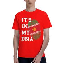 Men T-Shirt Suriname Flag Its In My DNA Thumbmark Surinamese Roots Novelty  Tee Shirt Short Sleeve  T Shirts O Neck Tops Classic XL raudona