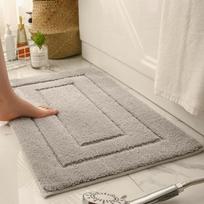 40x60cm Extra Thick Absorbent Bath Mat Quick-Dry Non-Slip Bathroom Floor Mat for Entryway Door Home Carpet Return type-orange