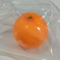 Oranžinis streso kamuoliukas Minkštas spaudomas žaislas Lėtai kylantis Sensory Fidget su traškančiu garsu ASMR Antistresinis atpalaiduojantis žaislas suaugusiems orange