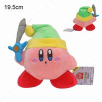 Game Star Kirby Sword Kirby Plush Toy  Cartoon Stuffed Peluche Doll Great Christmas Birthday Gift For Children yellow
