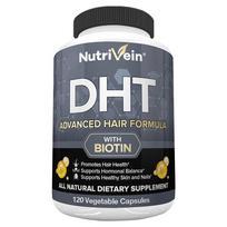 DHT Pažangi plaukų formulė su biotinu Maisto papildas 120 daržovių kapsulių 60 Capsules