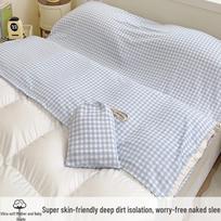 Dirt-Proof Portable Travel Sleeping Bag & Duvet Cover Set – Perfect for Hotels & Business Trips 80x220cm gray