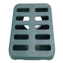 Lawn Grate Yard Drain Angled Robust PP Heavy Duty Mitered Drainage Grate for 3 4 Inch Interface Pipe Green žalia
