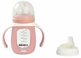 Vaikiška gertuvė Beaba 913520, 210 ml, 4 mėn., skaidri sp./rožinė sp.