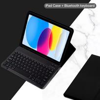 Keyboard Case For iPad 10th Gen 10.9inch,Detachable Bluetooth Keyboard Cover For iPad 11 11inch A16 With Pencil Holder English Keyboard blue