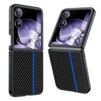 Skirta MIX Flip telefono dėklas Anglies pluošto raštas Anti-Fall Itin plonas odinis dėklas Skirta MI MIXFLIP Apsauginis dėklas For MIX Flip mėlyna