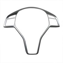Mercedes W212/W204 C-Class, E-Class, GLK Steering Wheel Button Decorative Frame Trim. sidabras