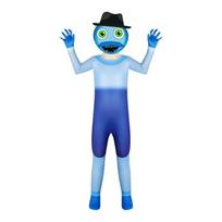 Playtime Huggy Poppy Wuggy Dad Cosplay Jumpsuits Mask Party Costume Outfits 130Y blue