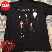 Malice Mizer Visual Kei Black Cotton Unisex T Shirt Full Size S-5XL XL black