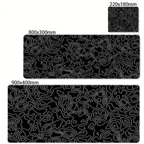Art Mousepad 900x400 Black White Desk Protector Mat On The Table Pads Laptop Computer Mat Strata Liquid Mouse Pad Xxl Desk Mats 30cmx60cm(11.8x23.6inch) gray