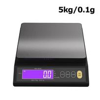 Skaitmeninės elektroninės virtuvinės svarstyklės 5kg/0.1g 10kg/1g Nerūdijančio plieno Įkraunamos Didelio tikslumo Automatinis išjungimas Vienetų konvertavimas gray