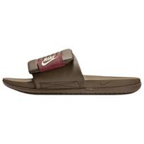 Nike Offcourt Adjust Slide Ironstone Red Sepia Coconut Milk DQ9624-005 41 gray