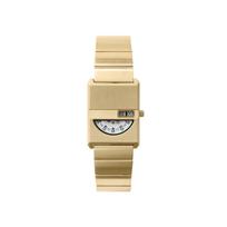 Breda Pulse Tandem laikrodis 26 mm Unisex Sidabro Aukso Nerūdijančio Plieno, Japonijos Kvarco Mechanizmas Dizaino Stilius auksas