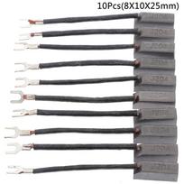 10vnt J204 generatoriaus elektros variklio generatoriaus atsarginės dalys anglies šepetėlis 8*10*25mm
