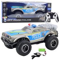 Nuotoliniu būdu valdomas policijos automobilis 1:8 su 2.4G pultu
