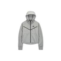 Nike Moteriškas Tech Fleece Windrunner 2 užsegamas gobtuvas, tamsiai pilkas/juodas moteriškas gatvės stilius CW4299-063 XL gray