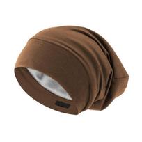 Unisex Sleep Hat Protect Hair Night Cap High Elasticity Double-layered Solid Color Headwear Warm Lightweight Adjustable Winter Cap for Home Outdoor kava