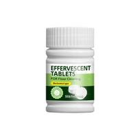 Floor scrubber effervescent tablets, sweeping robot cleaning tablets, non-damaging floor tiles, sewage tank deodorizing tablets 50g white